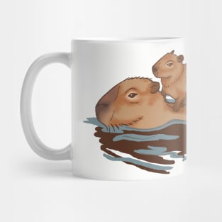 Capybara crossing Mug